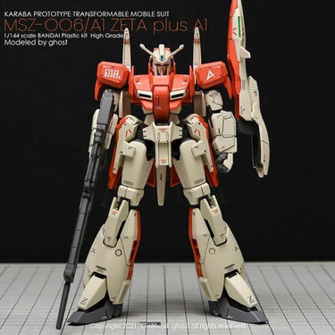 G-Rework CD-HL-ZA1 Premium Decal for HG Zeta Plus A1 Test Type Color